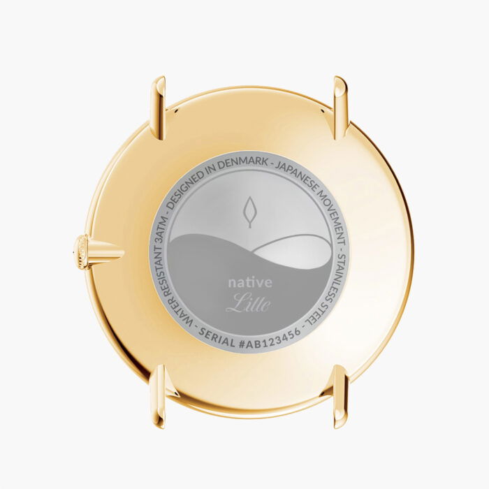 Nordgreen horloge NR28GOLEBRLS Native Latte Brown - Afbeelding 3