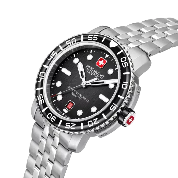 Swiss Military Black Marlin  smwgh0001702 - Afbeelding 2