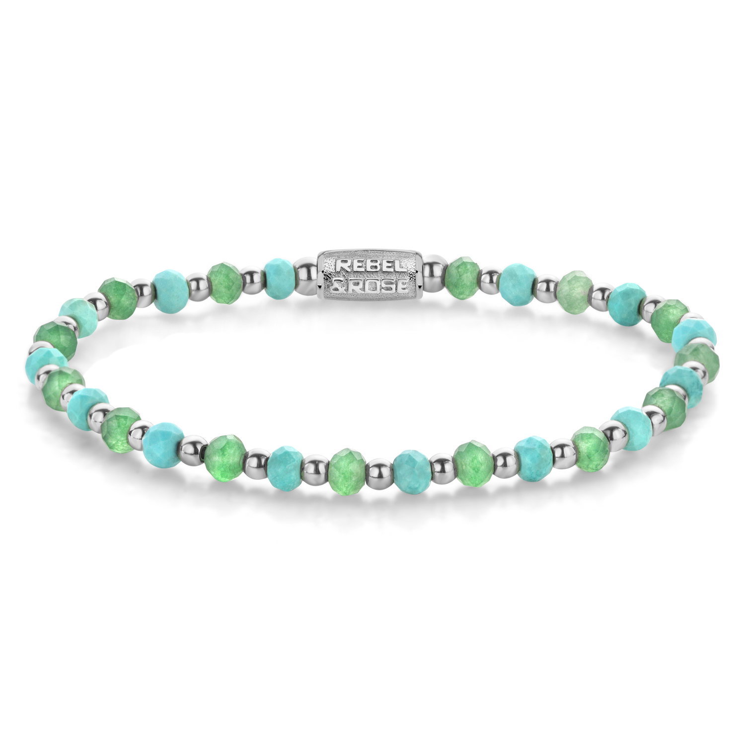 Rebel & Rose armband RR-40144-S Blue Green
