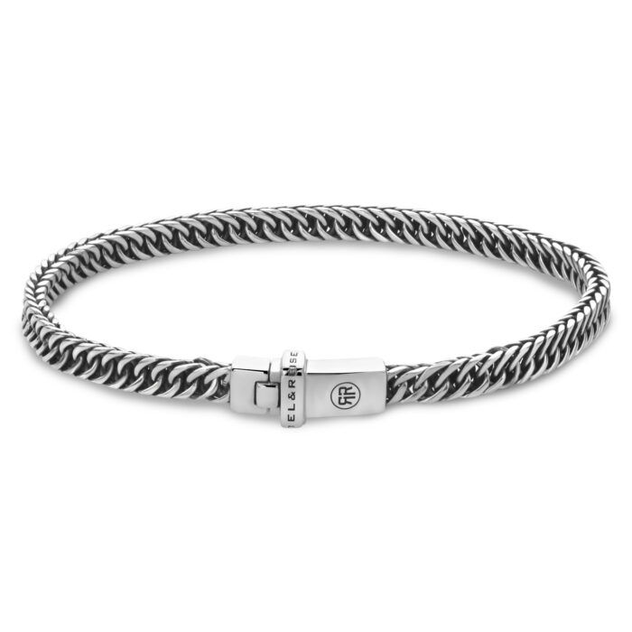 Rebel & Rose armband RR-BR037-S Sterling Silver Small Link