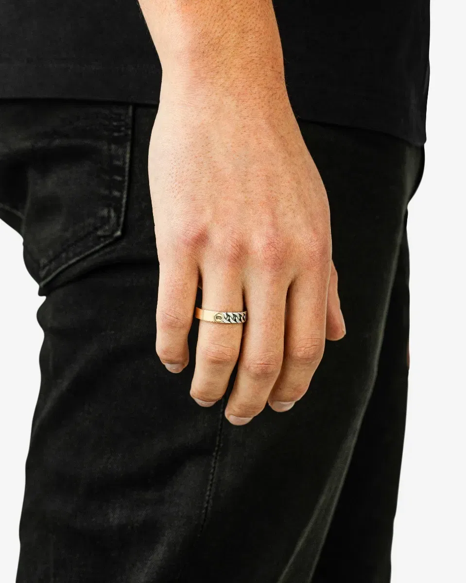 Buddha to Buddha Esther Small Dual bicolor Ring 339 - Afbeelding 3