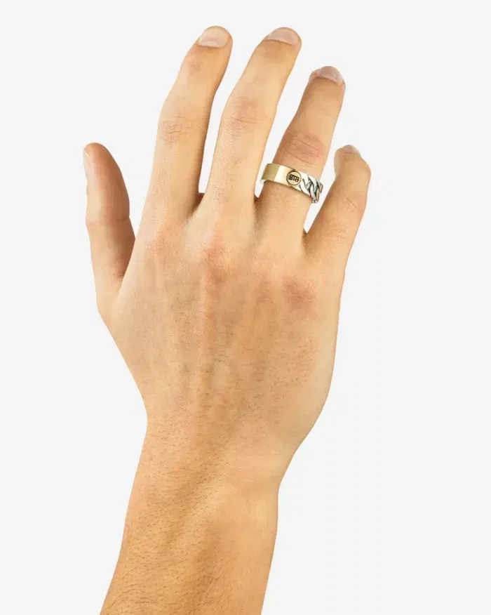 Buddha to Buddha Esther Dual Bicolor Ring 341 - Afbeelding 3