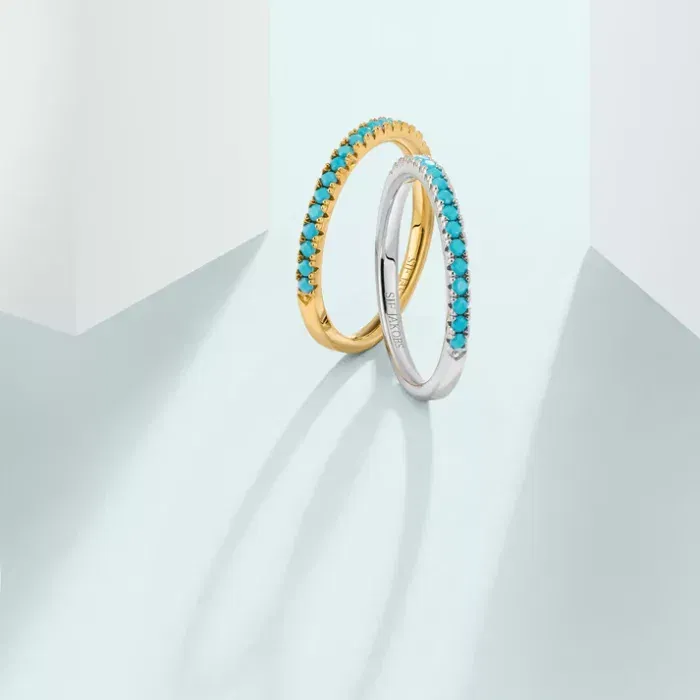Sif Jakobs Zilveren Ellera Ring turquoise - Afbeelding 2