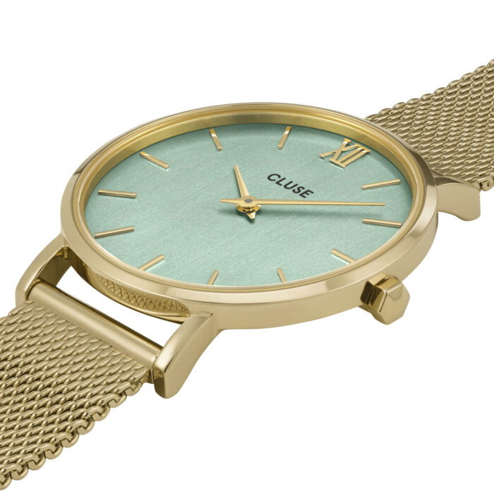 Cluse horloge CW0101203030 Minuit Mesh Gold Stone Green - Afbeelding 2