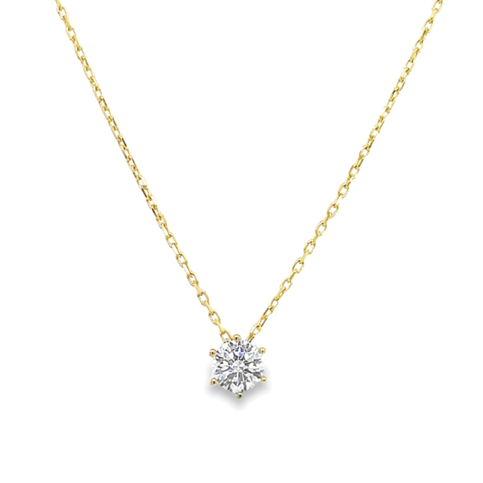 Huiscollectie 14 krt Collier zirconia GC2214/42-44cm