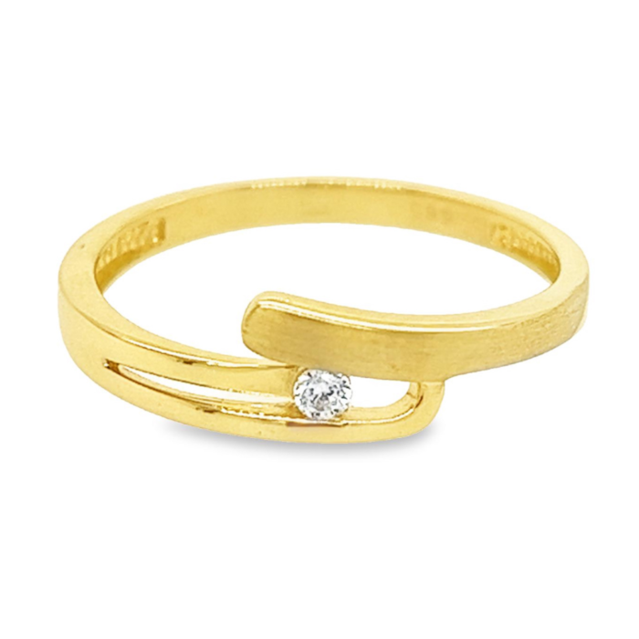 Huiscollectie 14 krt Zirconia GR1219/17.5