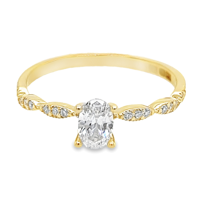 Huiscollectie 14 krt Zirconia GR2220/17.5
