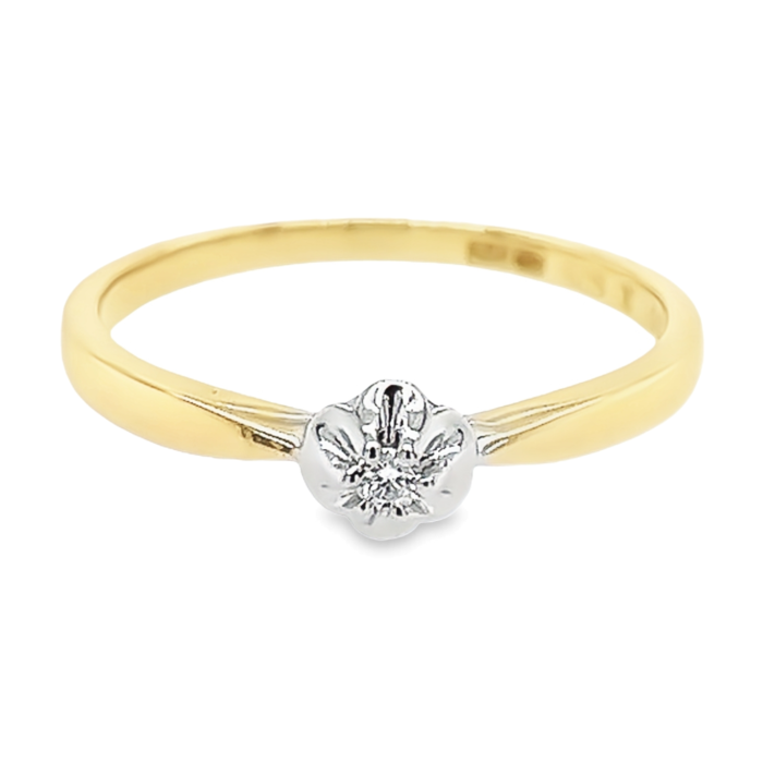 Huiscollectie 14 krt Diamant GRE1555/17.5