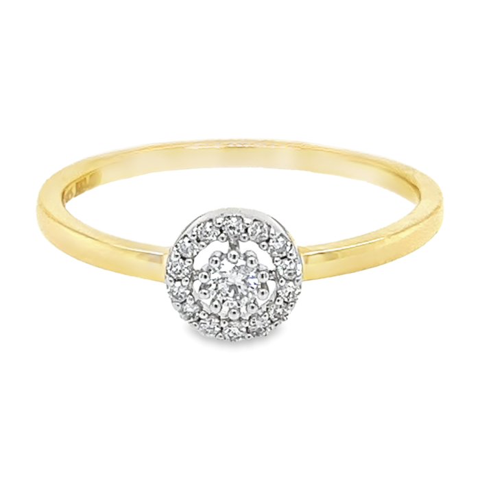 Huiscollectie 14 krt Diamant 0.14 GRE2169/16.5