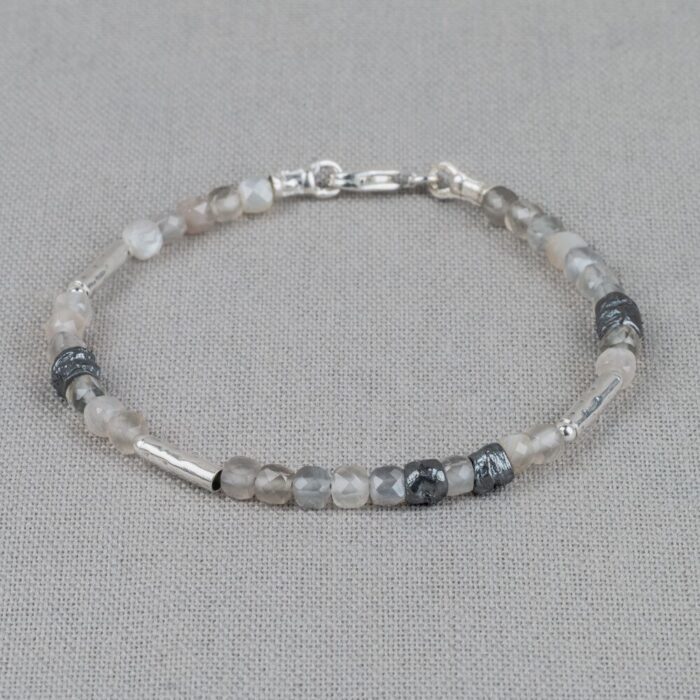 Jéh Jewels Zilv Armband  grijze maansteen Jéh 21372