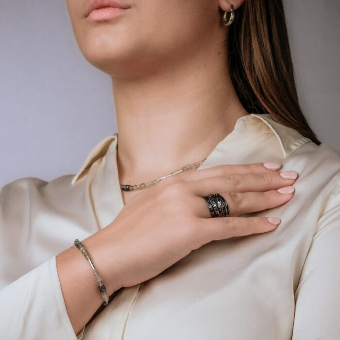 Jéh Jewels Zilv Armband  grijze maansteen Jéh 21372 - Afbeelding 2