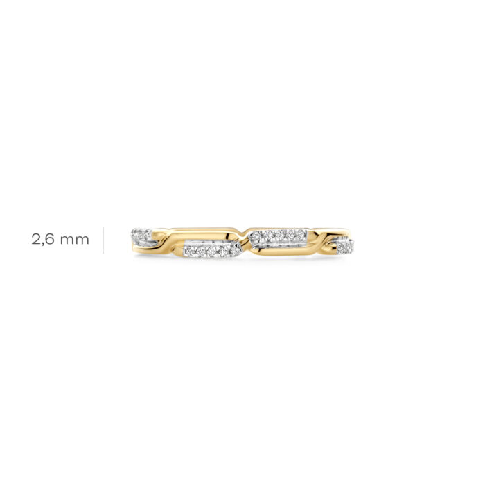 Blush ring 14k zirconia 1256BZI/54 - Afbeelding 4