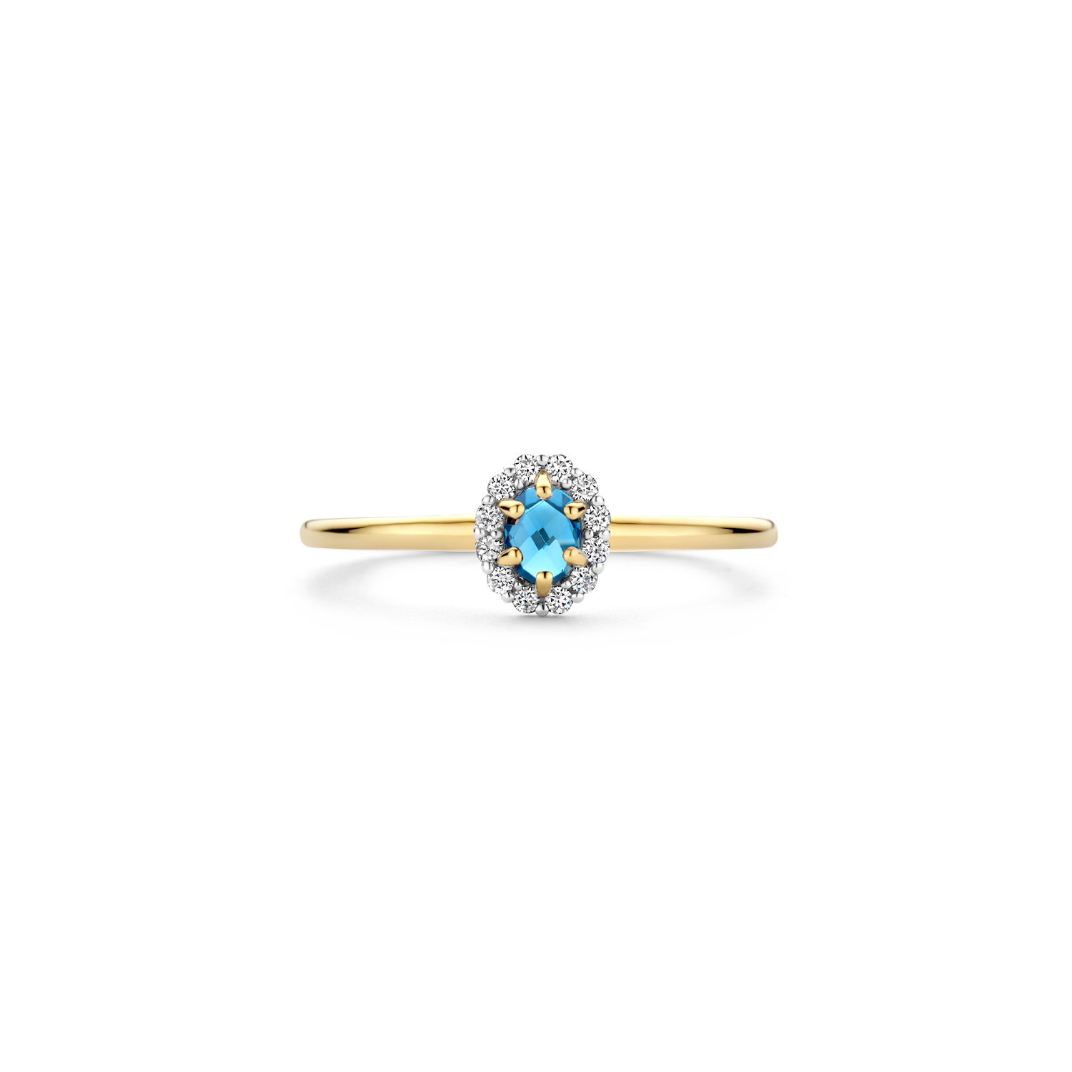 Blush ring 14k blauw 1258YLB/52 - Afbeelding 3