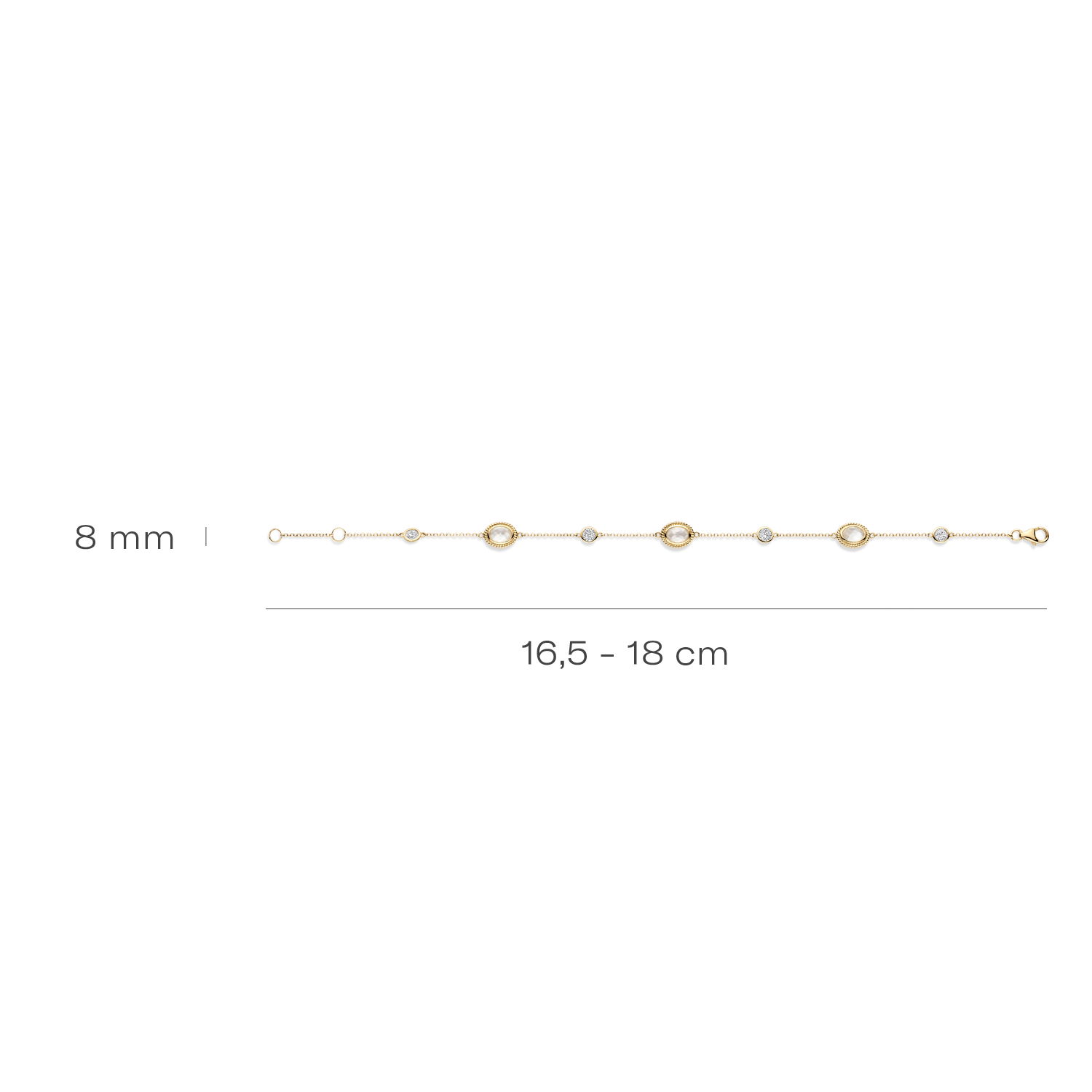 Blush 14k armband parelmoer 2252YMQ - Afbeelding 3