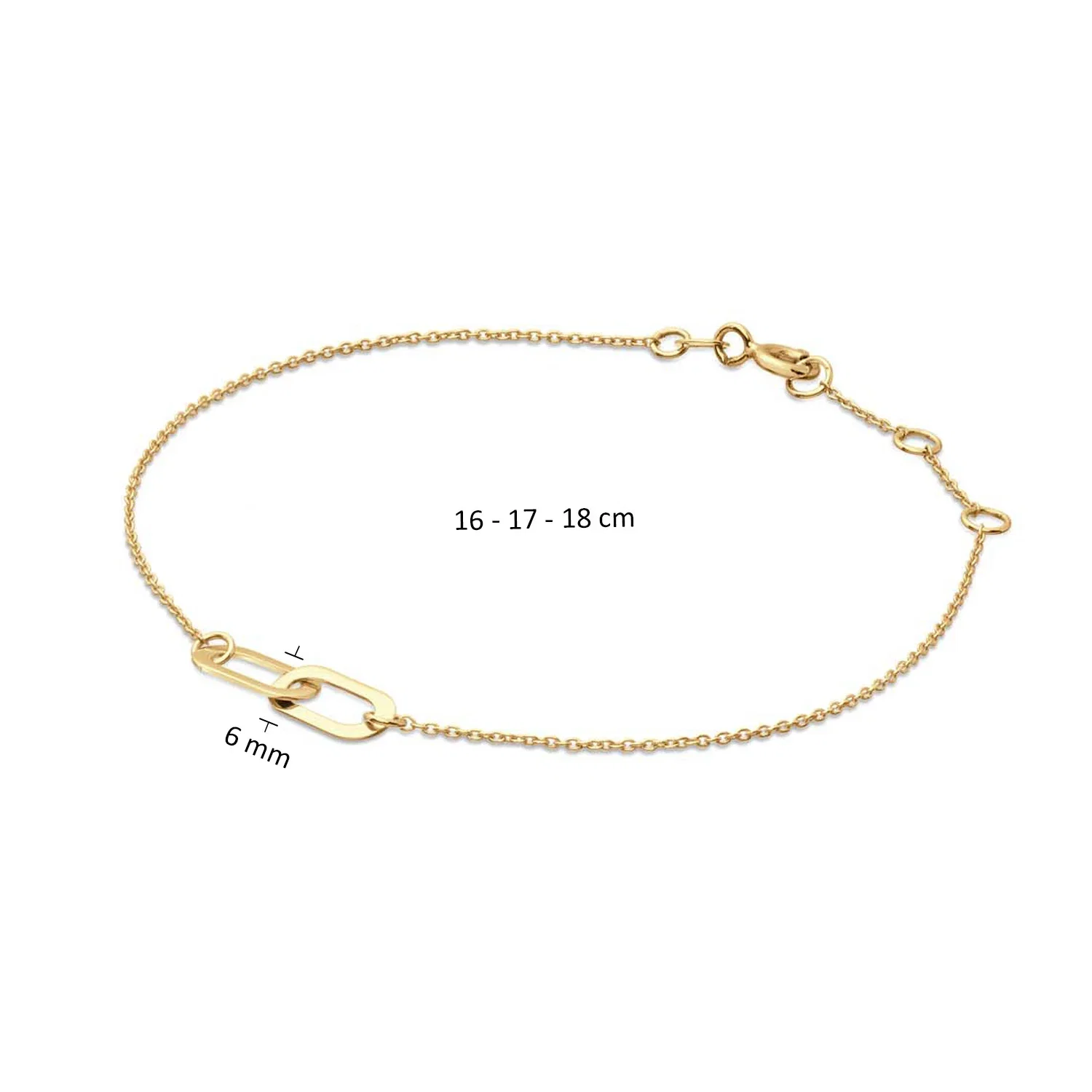 Jackie Gold 14k Cannaregio armband JKB24.462 - Afbeelding 4