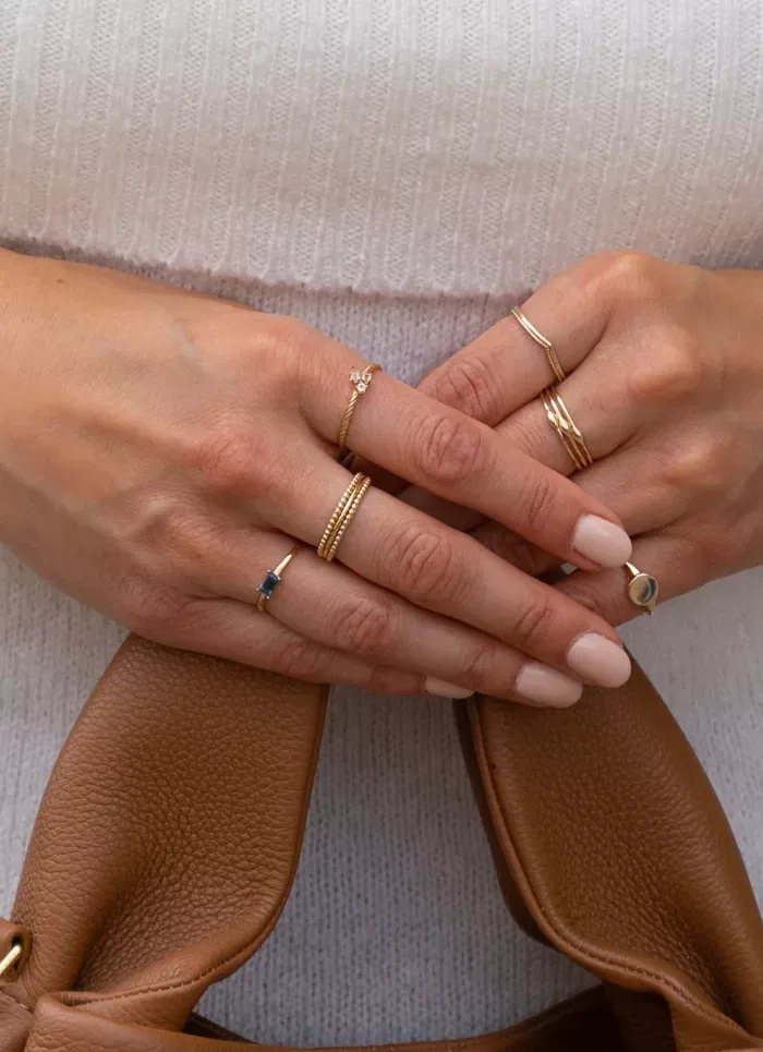 Jackie Gold 14k.Windsor ring JKR23.370 - Afbeelding 2