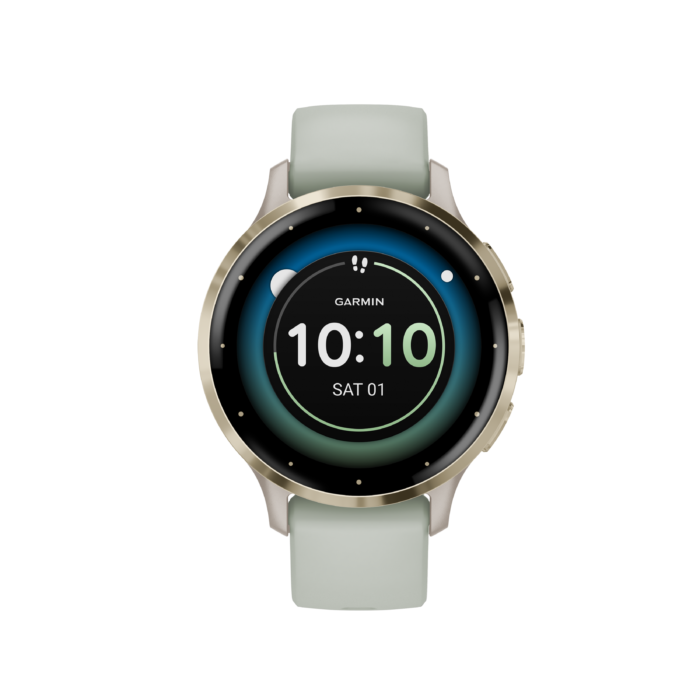 Garmin horloge 010-02785-04 Venu 3S Ivory soft Gold