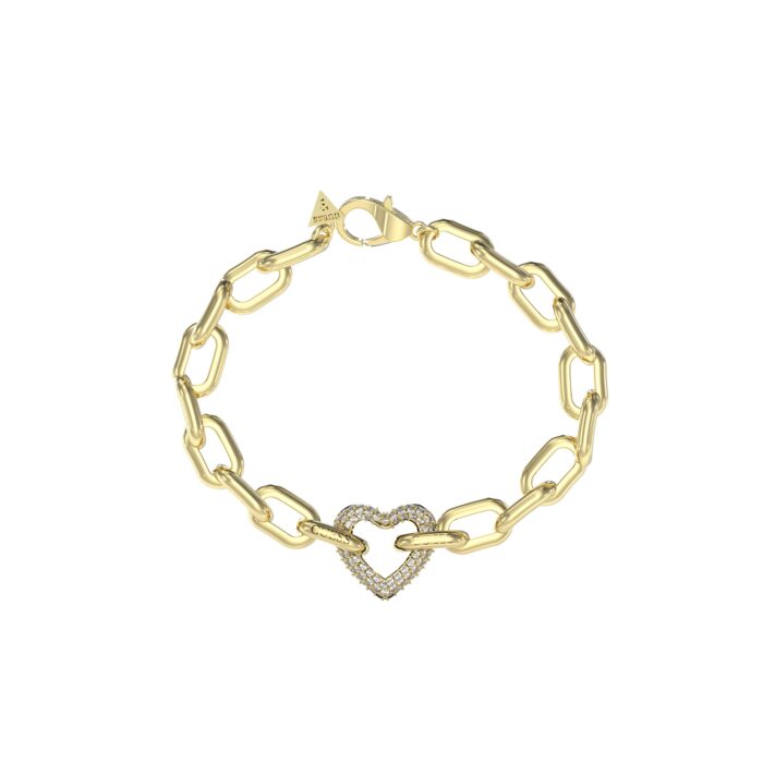 Guess Jewellery Hart verguld JUBB05016JWYGS