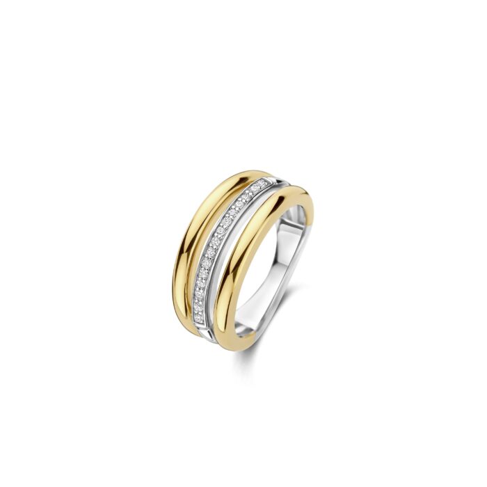 Ti Sento Ring verguld zirconia 12369ZY