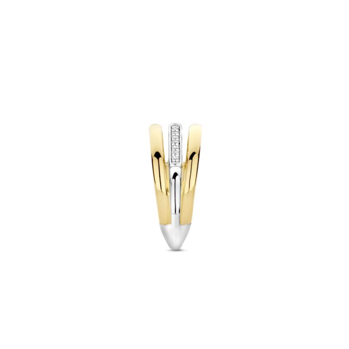 Ti Sento Ring verguld zirconia 12369ZY - Afbeelding 2
