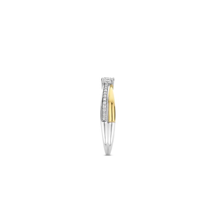 Ti Sento Ring verguld zirconia 12374ZY - Afbeelding 2