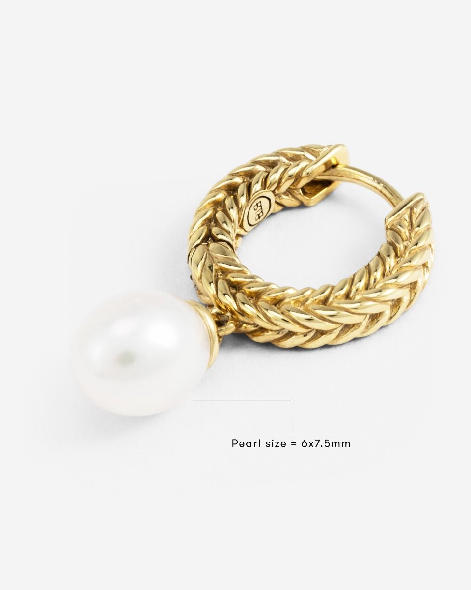 Buddha to Buddha Barbara Hoops pearl 409GV one 002J03409E900 - Afbeelding 2