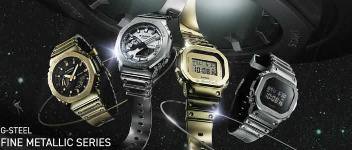 Casio G-Shock horloge GM-2100YMG-9AER Metallic - Afbeelding 4