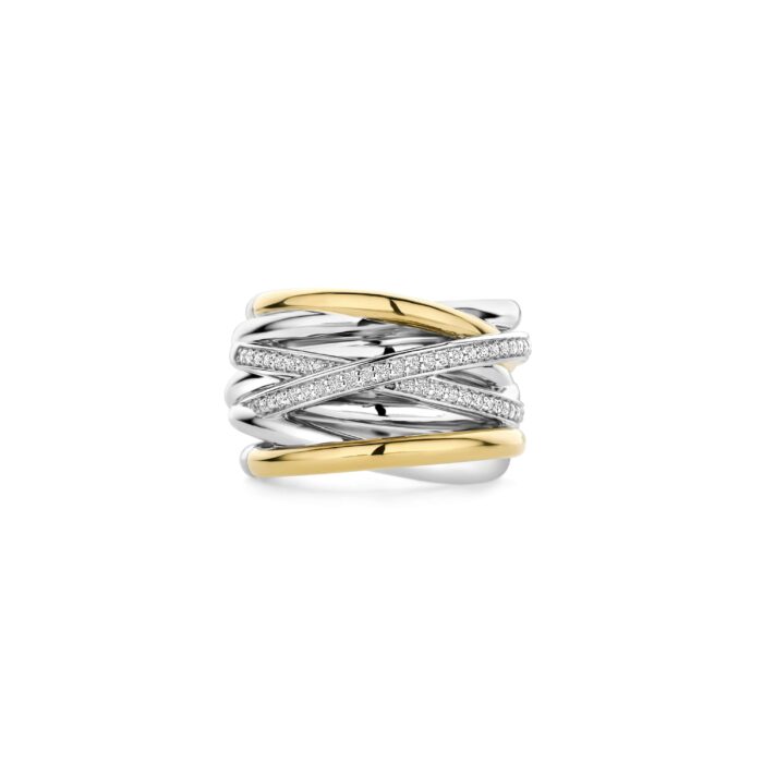 Ti Sento Ring zirconia verguld 12067ZY - Afbeelding 3