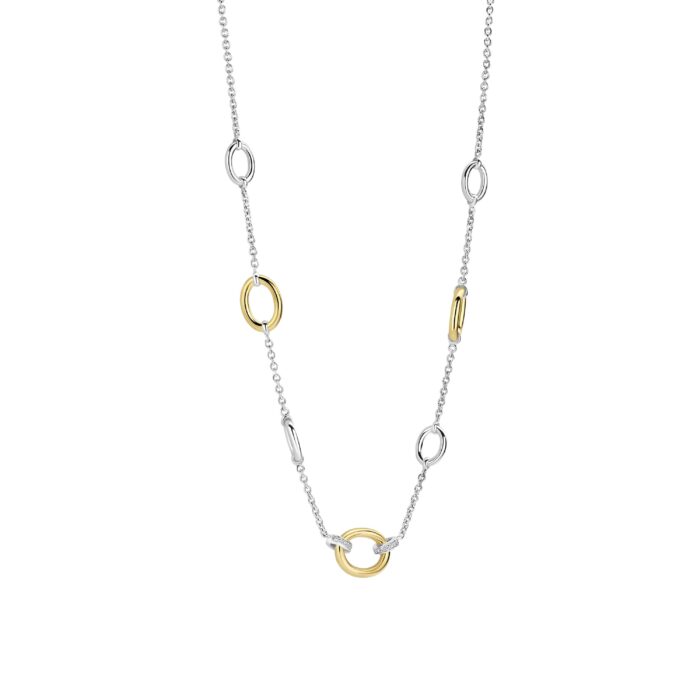 Ti Sento Collier verguld zirconia 34093ZY/42 - Afbeelding 2