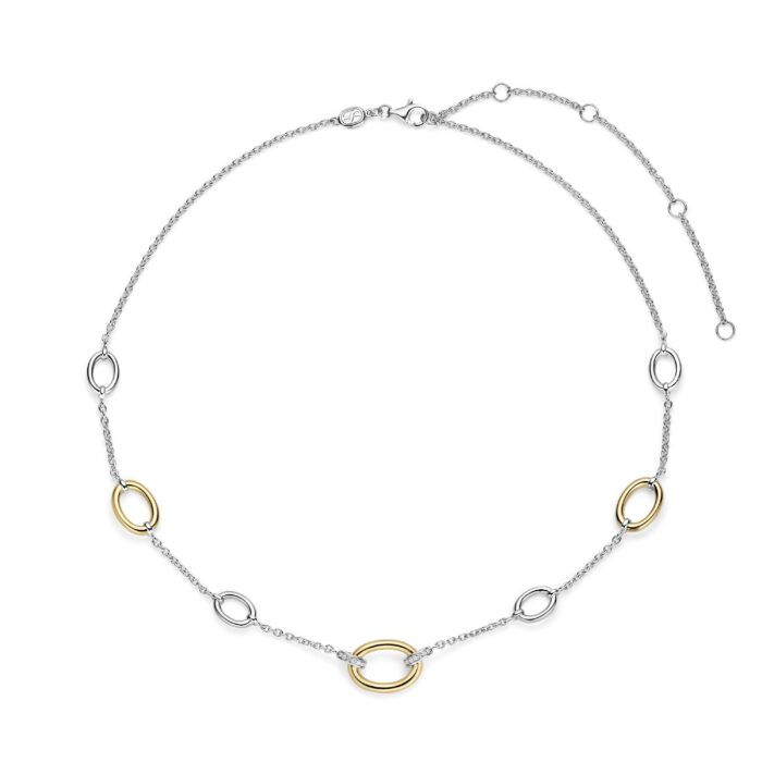 Ti Sento Collier verguld zirconia 34093ZY/42 - Afbeelding 3