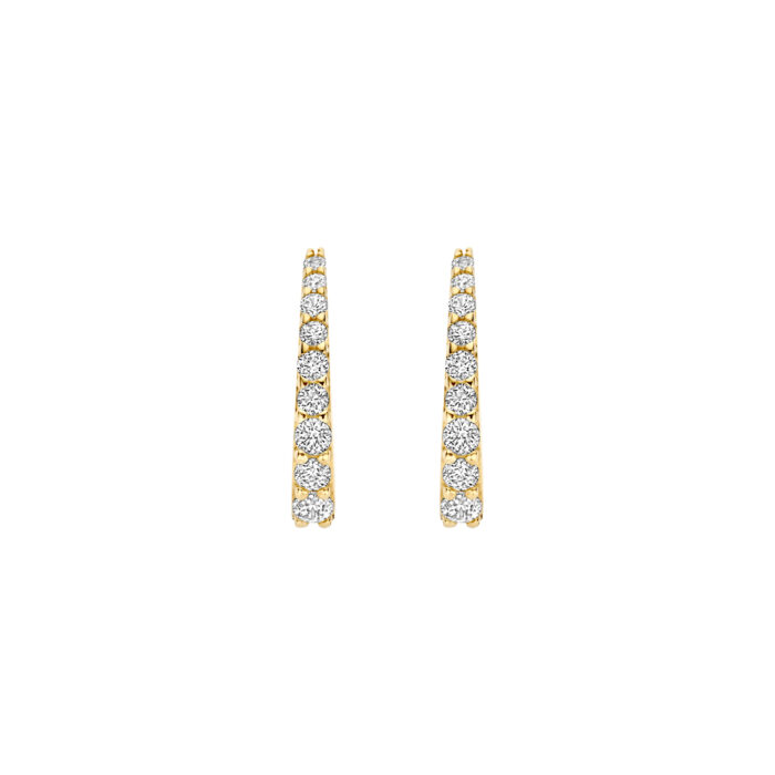 Blush oorringen zirconia 7342YZI - Afbeelding 2