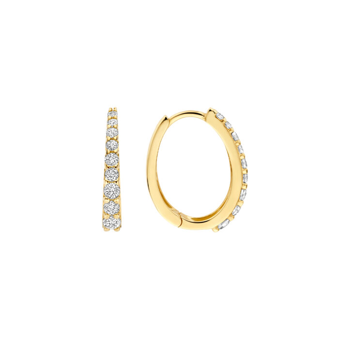 Blush oorringen zirconia 7342YZI - Afbeelding 3