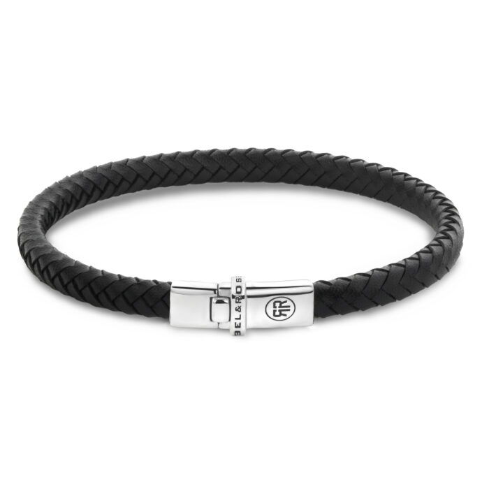 Rebel & Rose armband RR-L0174-S Xtra Small Braided Black