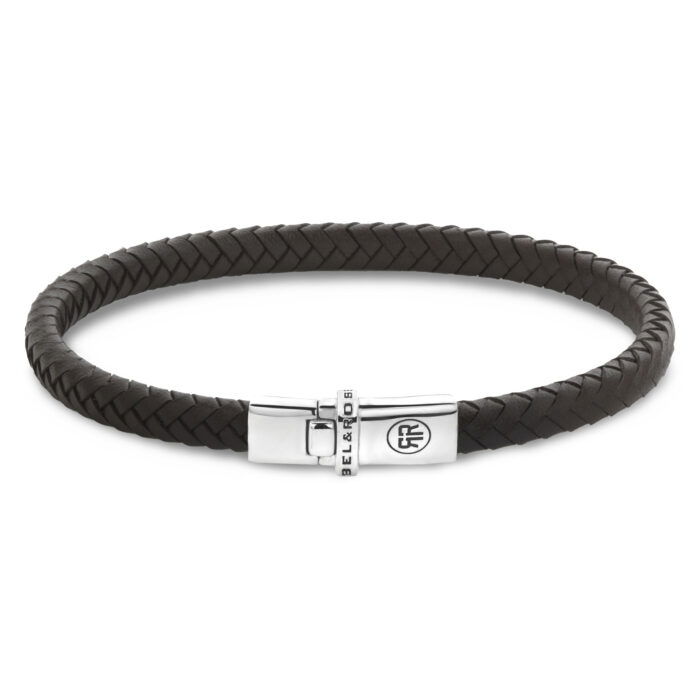Rebel & Rose armband RR-L0175-S Xtra Small Braided Brown