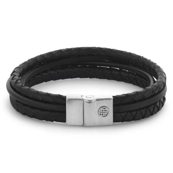 Rebel & Rose armband RR-M0054-S Metal Combo Black