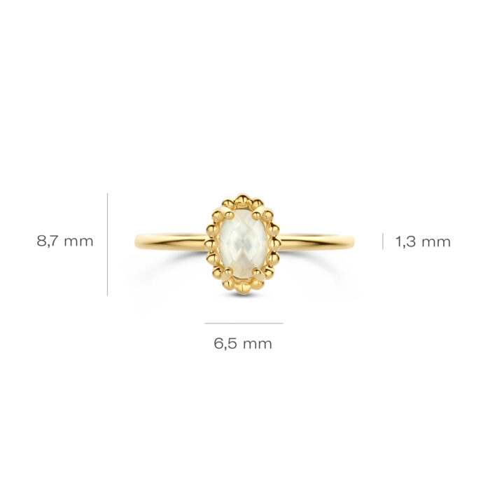 Blush 14k parelmoer 1272YMQ/56 - Afbeelding 5