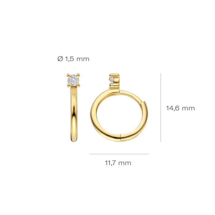 Blush 14k zirconia 7372YZI - Afbeelding 3