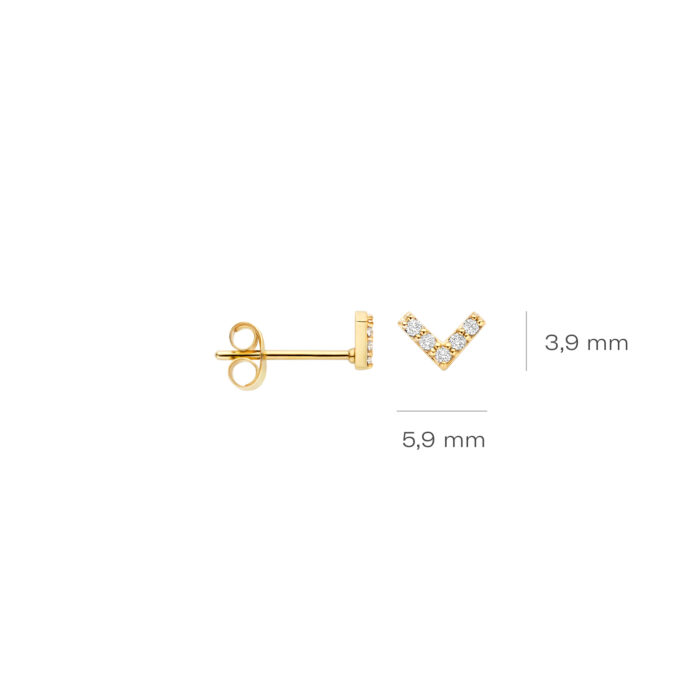 Blush 14k zirconia 7374YZI - Afbeelding 3