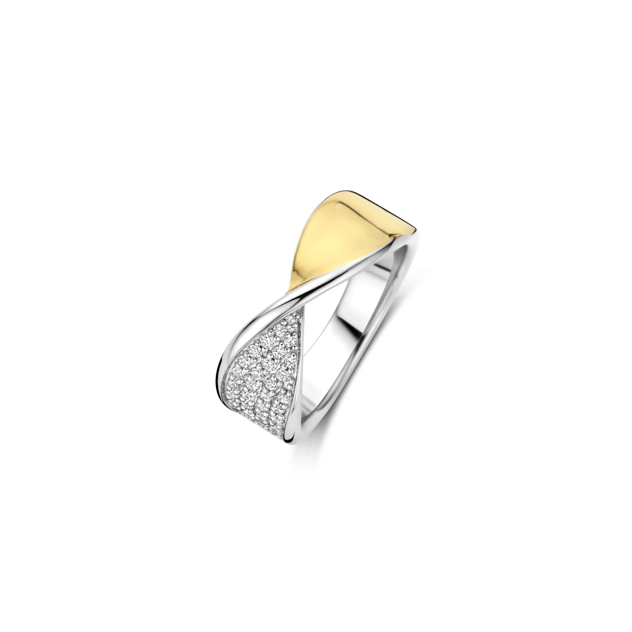 Ti Sento Ring bicolor verguld 12393ZY