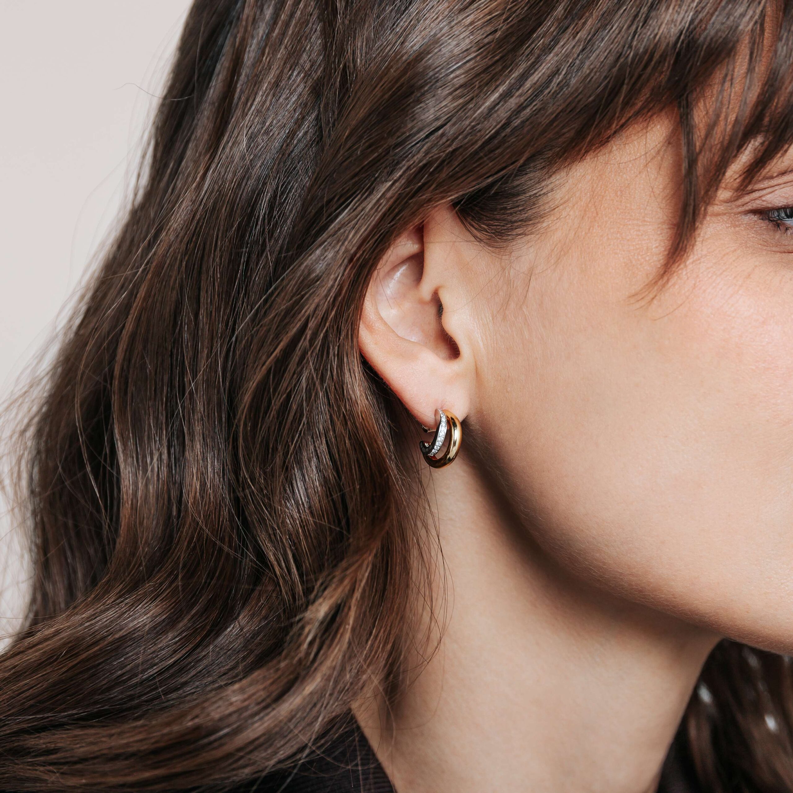 Ti Sento Oorringen bicolor 78035ZY - Afbeelding 5