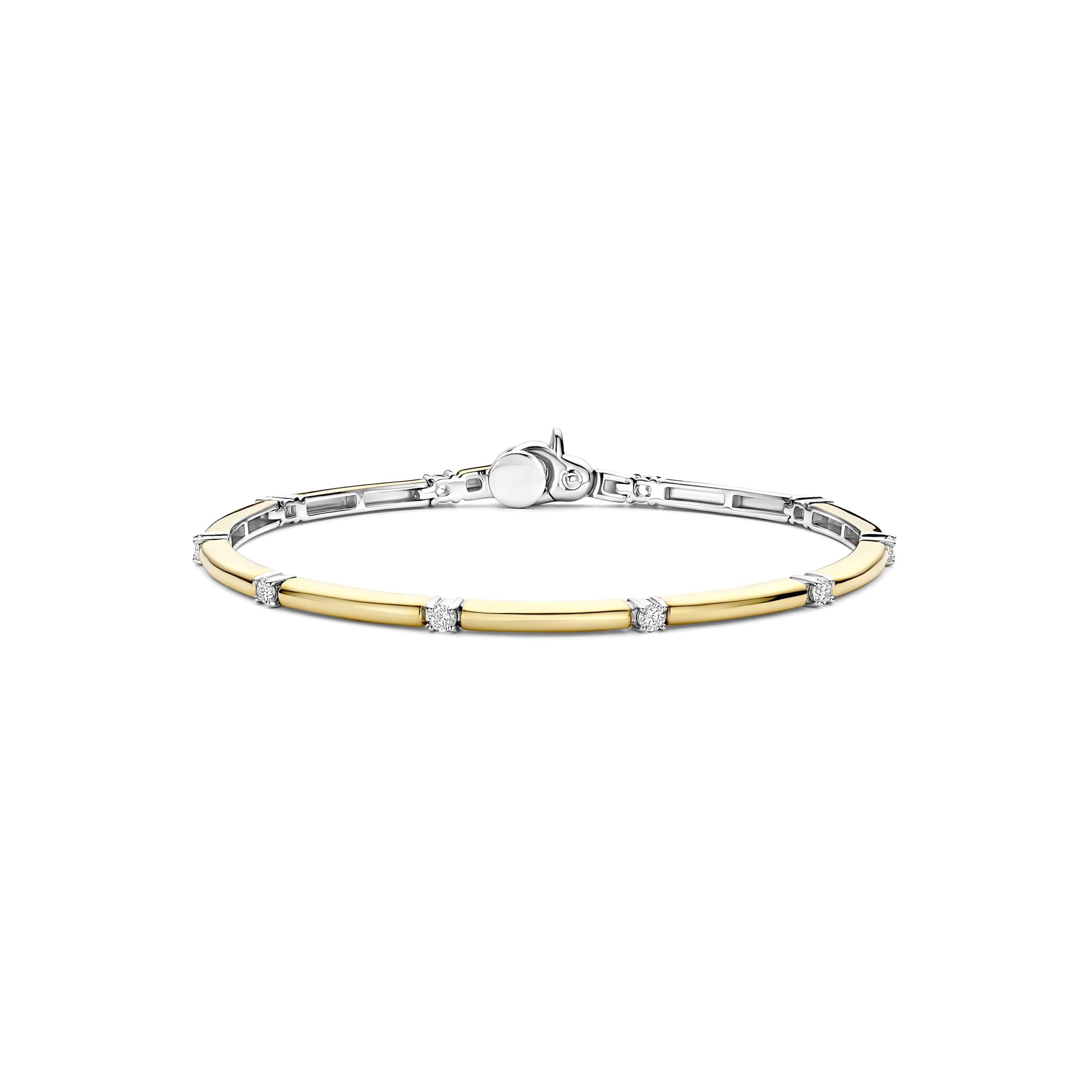 Ti Sento Armband bicolor zirconia 23099ZY