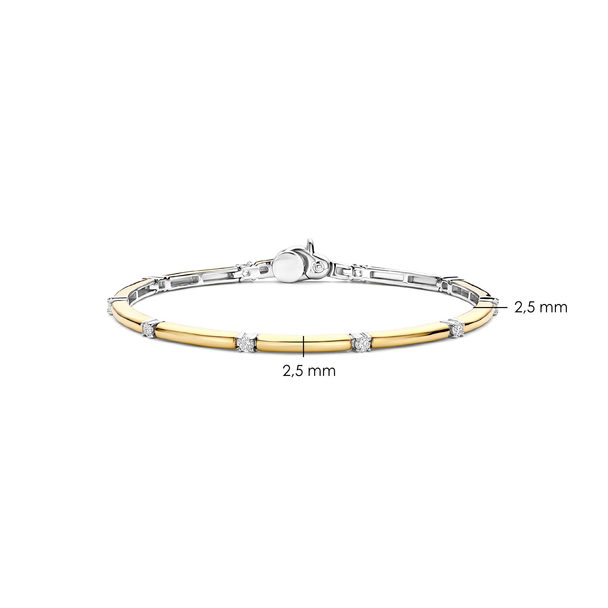 Ti Sento Armband bicolor zirconia 23099ZY - Afbeelding 4